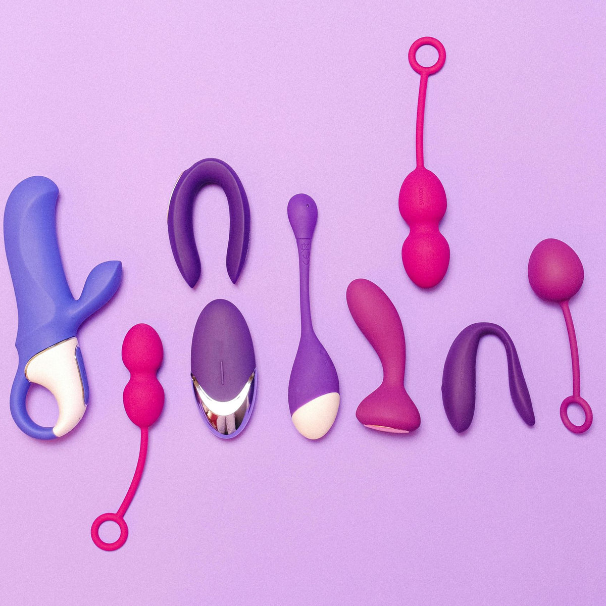 best toys for lesbian sex Double Ended Strap On Dildo Strapless Vibrating G-Spot Women Lesbian Sex  Toys US main image 0
