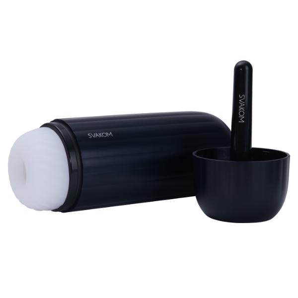 Svakom Sam Neo 2 Pro in dark blue, a sleek personal massager with ergonomic design and adjustable settings.