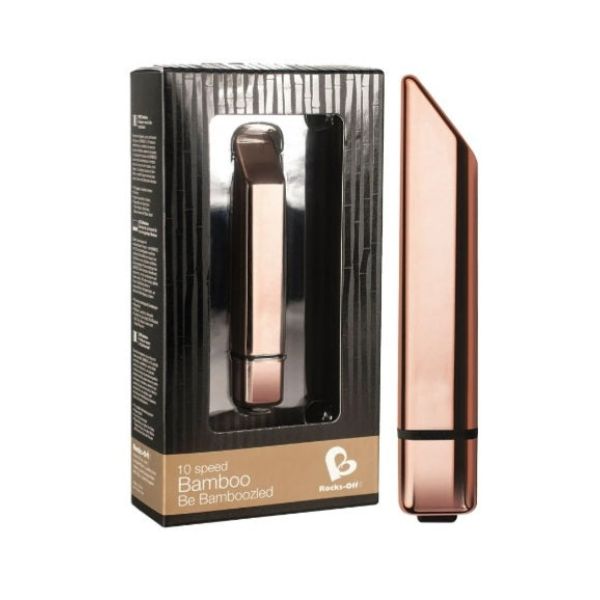 Bamboo 10-speed bicycle from Luvland featuring a sleek frame, drop handlebars, and gear shifters for versatile cycling.