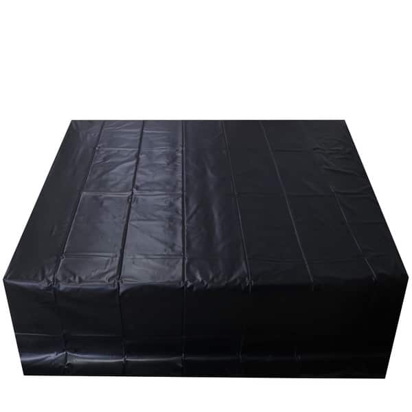 Black bed sling from Ideal Leather with sturdy straps and padded support for comfortable, secure lounging.