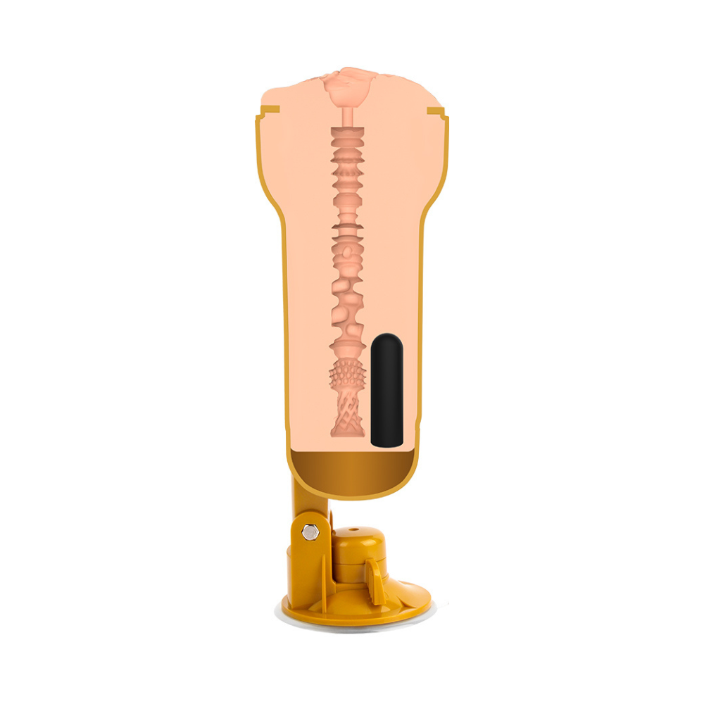 Chisa Mx Signature Lara realistic vagina cup, rechargeable sex toy with detailed design and smooth surface for intimate pleasure.