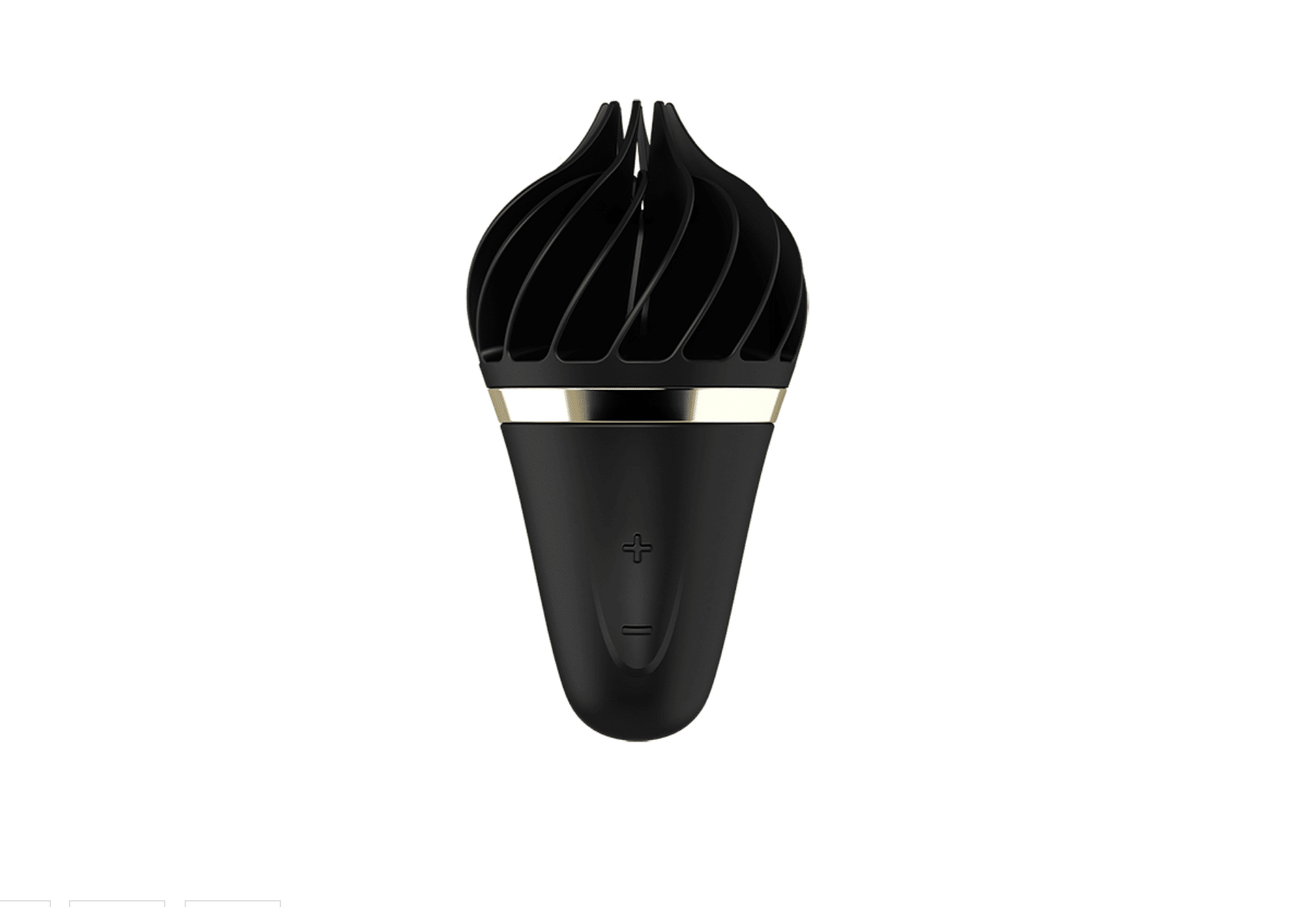 Satisfyer Sweet Treat Spinnator vibrating massage toy with colorful design and textured surface for enhanced pleasure.