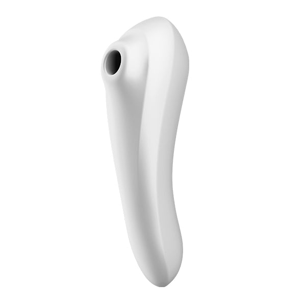 Satisfyer Dual Pleasure sex toy featuring dual stimulation with ergonomic design and smooth silicone surface.