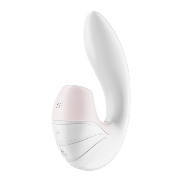 Satisfyer Supernova sex toy featuring sleek purple design with textured surface and ergonomic shape for pleasure and comfort.