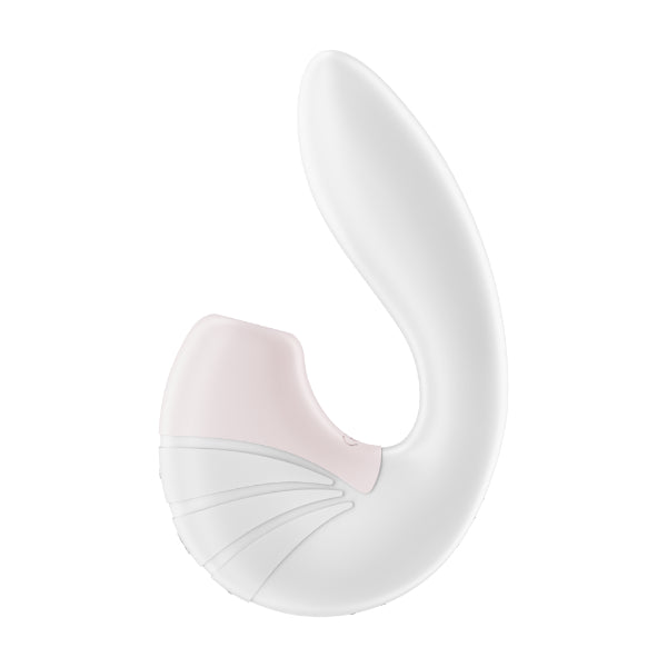 Satisfyer Supernova sexual wellness device with ergonomic design and textured surface for enhanced pleasure.