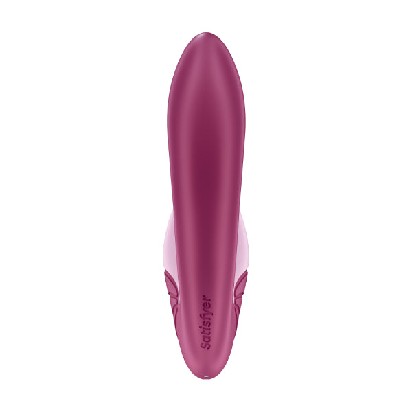 Satisfyer Supernova sexual wellness device with ergonomic design and soft silicone surface for pleasure and comfort.