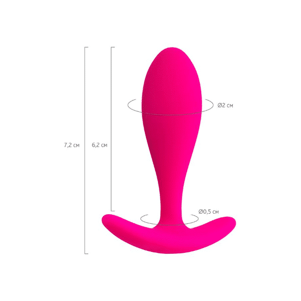 Pink Luvland To Do Hub anal plug with smooth shape and ergonomic design for comfortable use.