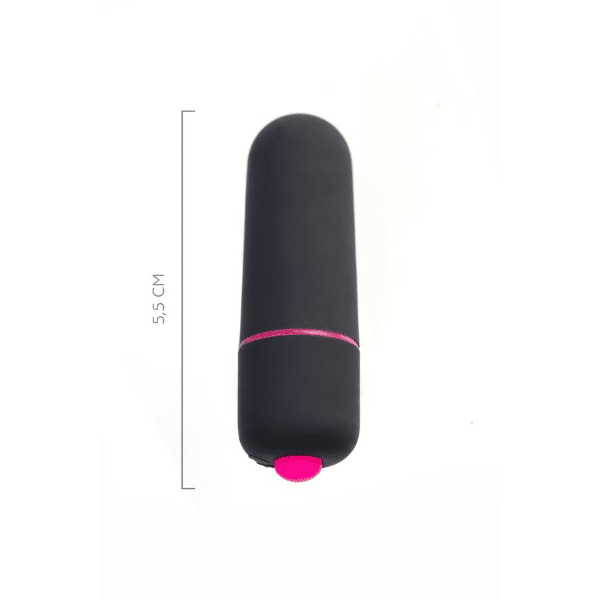 Toyfa Braz Bullet in black, a compact adult toy with a sleek design, suitable for personal pleasure and sensation enhancement.