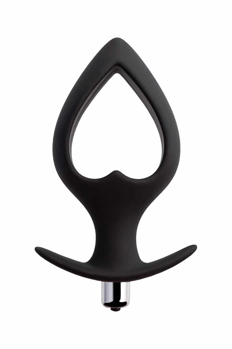 Large black Popo Pleasure Cordis by Toyfa, featuring smooth black material and ergonomic design for comfortable use.
