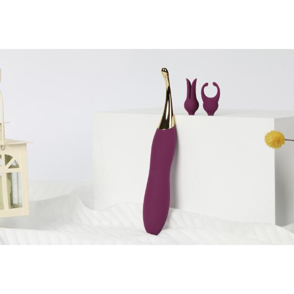 Svakom Beatrice Violet personal massager with purple design and smooth shape, shown against a neutral background.