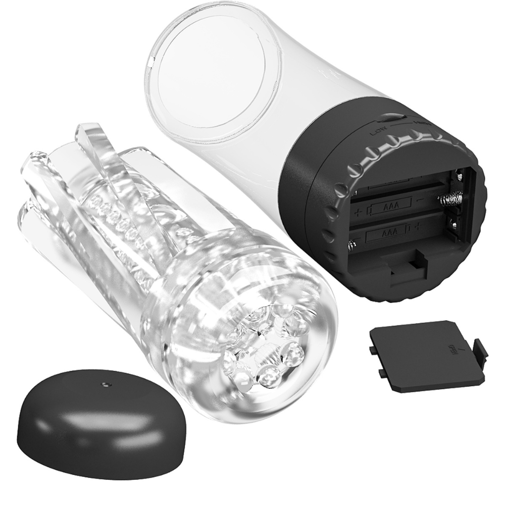 Pretty Love Tamara vagina masturbator in clear silicone, realistic design for intimate pleasure.