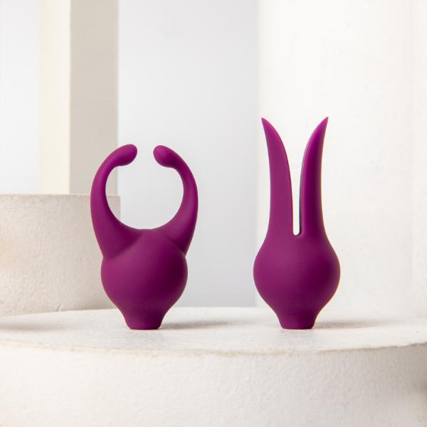 Svakom Beatrice Violet personal massager with sleek purple design and smooth curves, designed for intimate pleasure.