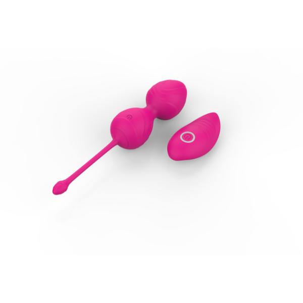 Wonderland Pearl Rechargeable Hot Pink beauty device with sleek design and glowing hot pink finish on display.