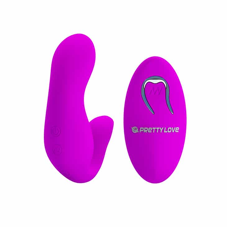 Pretty Love Tyler couples stimulator with remote control, discreet adult toy designed for intimate pleasure.