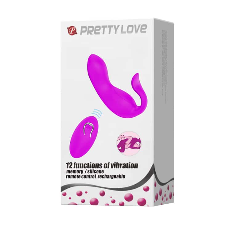 Pretty Love Tyler couples stimulator with remote, discreet personal pleasure device in sleek design for intimate use.