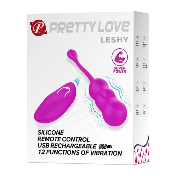 Pretty Love Leshy wireless rechargeable egg vibrator with smooth surface and compact design, suitable for intimate pleasure.