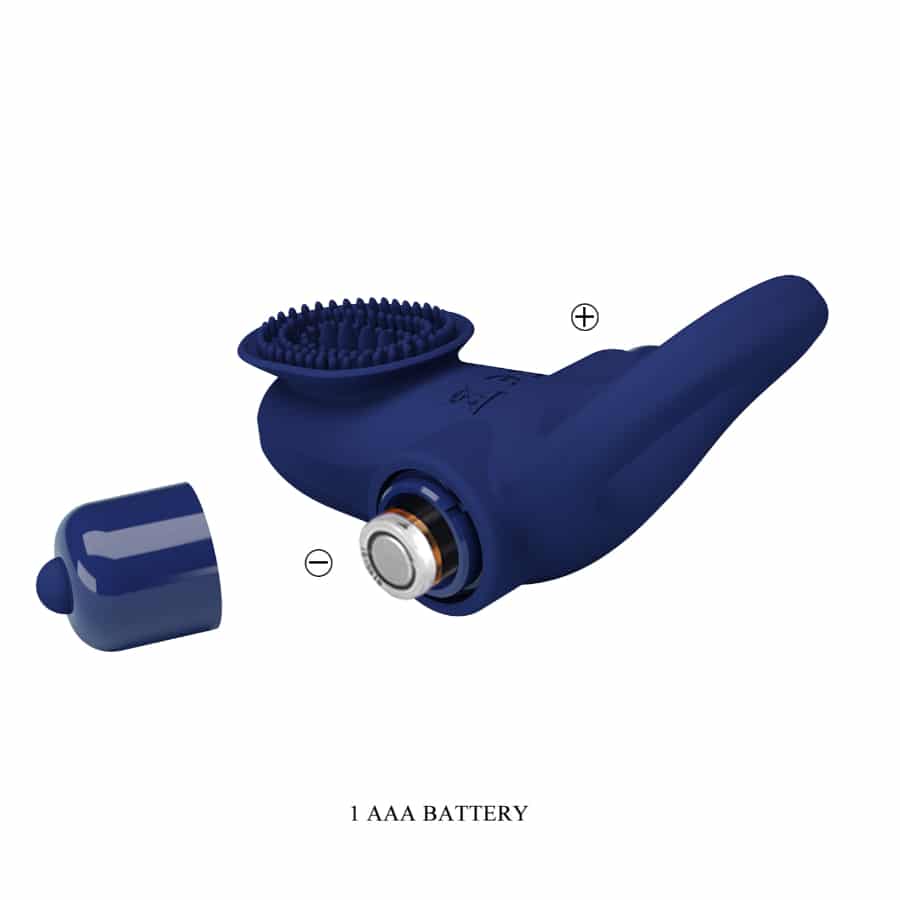 Blue Pretty Love Palle Powerful Ring with sleek design and adjustable fit, ideal for enhancing intimate pleasure.