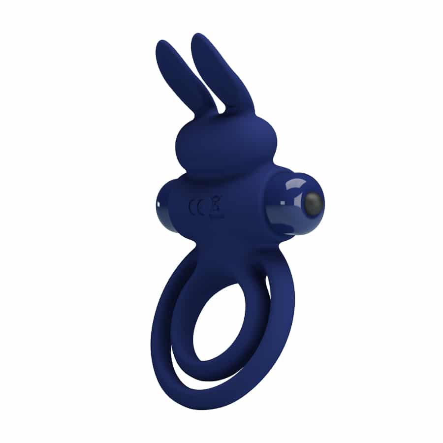 Pretty Love Darey powerful ring with blue gemstone, elegant jewelry piece featuring intricate metalwork and vibrant blue color.