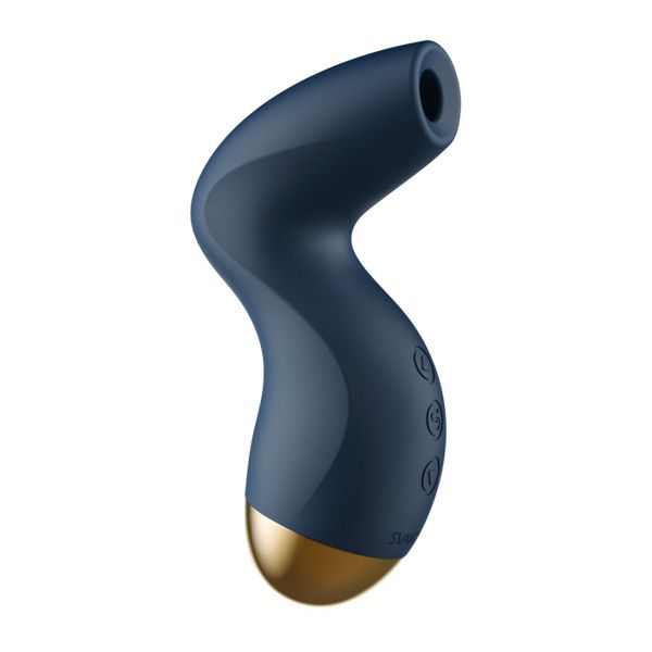Svakom Pulse Pure personal massager with sleek design and ergonomic shape, featuring smooth surface and control buttons.