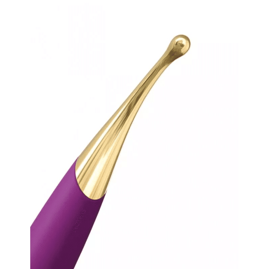 Vakom Beatrice Violet personal massager with smooth purple design and ergonomic shape for intimate use.