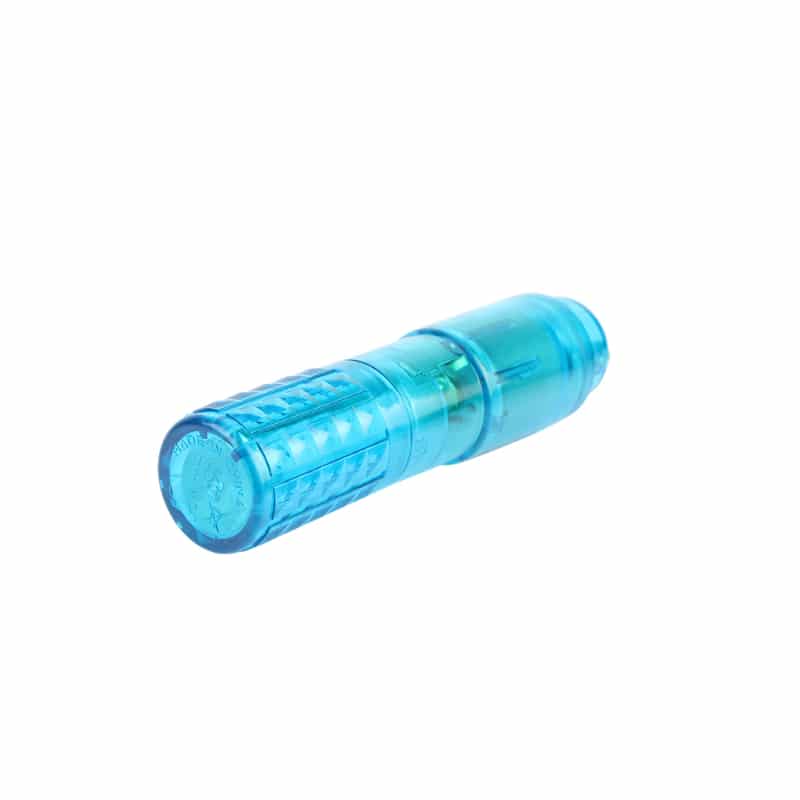 Chisa Basic Luv Theory The Ultimate Mini Massager in black with ergonomic handle and compact design for targeted muscle relief.