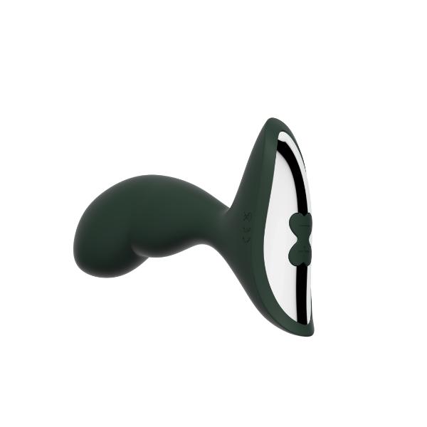 Wonderland Apollo Rechargeable Green flashlight with textured grip and LED bulb, compact and portable for outdoor use.