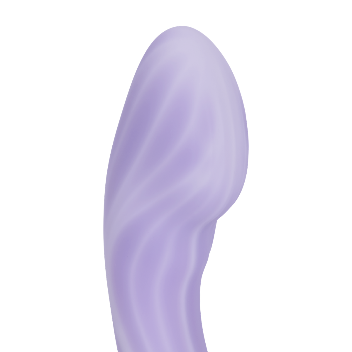 Svakom Margot Lilac Swirl vibrator with smooth curved design and purple swirl pattern, perfect for intimate pleasure.