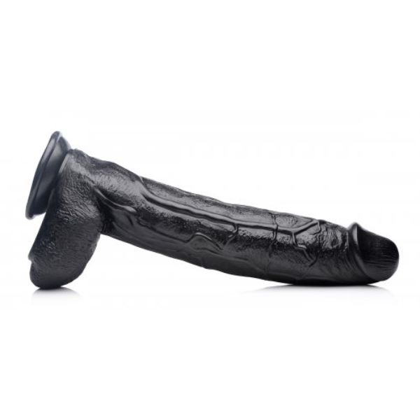 Luvland Master Cock Raging Rhino 17 Inch dildo with realistic texture and detailed design for adult pleasure.