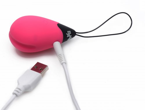 XR Bang Ultra Powerful Rechargeable Egg in pink, compact personal massager with smooth surface and ergonomic design.