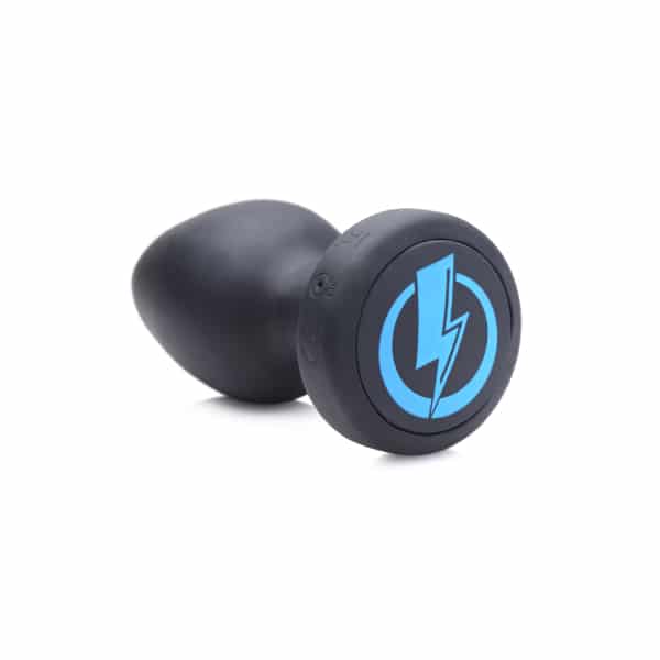 Luvland Zeus E-Stim Pro vibrating anal plug with adjustable E-Stim features, sleek design, and smooth silicone texture.
