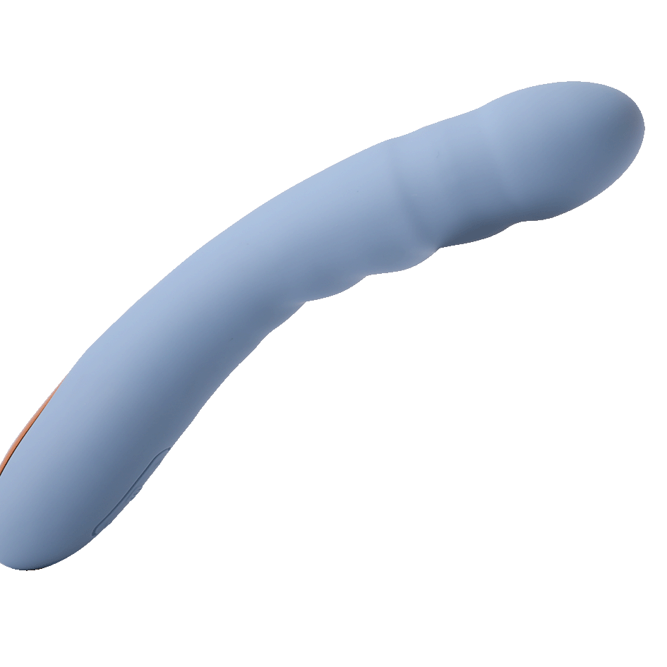 Svakom Ava Neo Blue personal massager with sleek blue design, featuring ergonomic shape and smooth surface for comfort.
