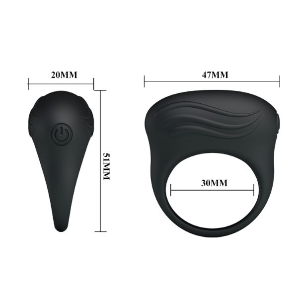 Luvland Pretty Love Bertram Vibrating Cock Ring Vibrator_4