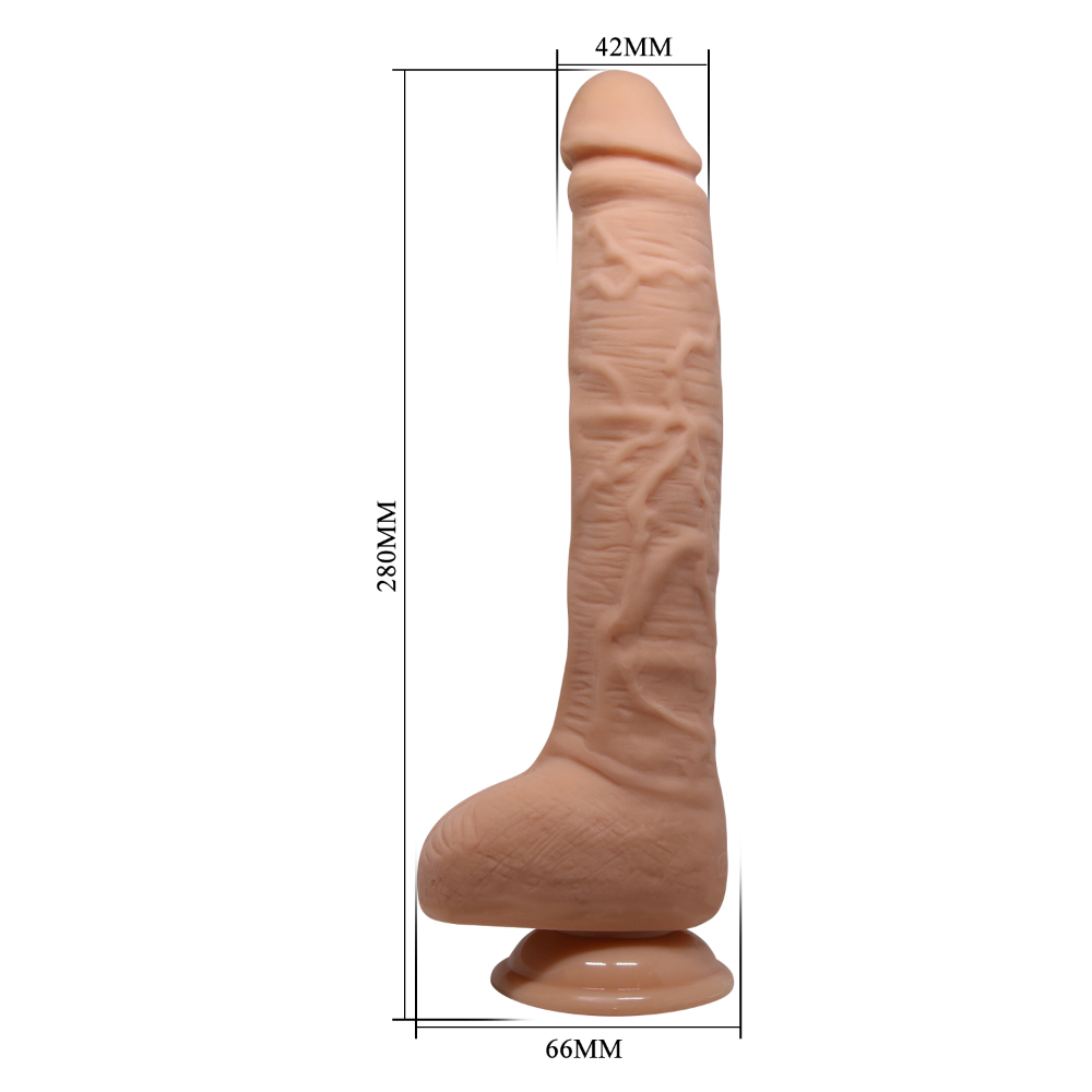 Luvland Baile Beautiful Encounter 11-inch (27.94cm) realistic dildo with detailed design and smooth texture.