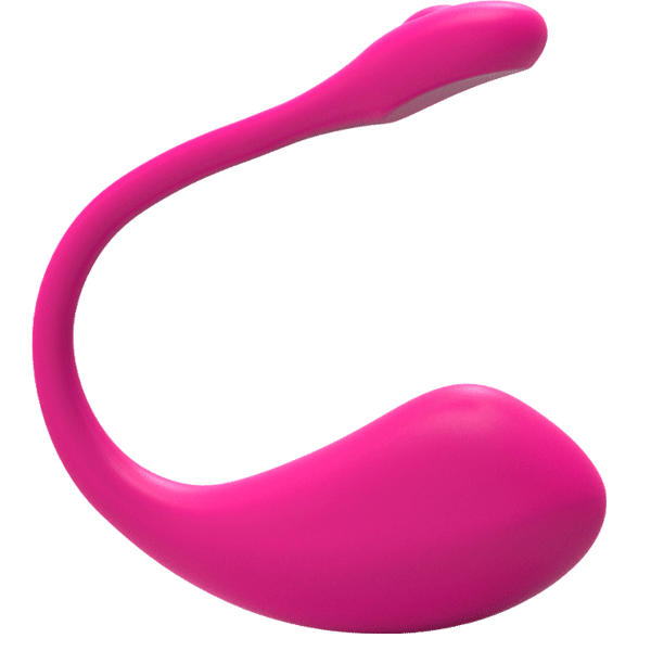 Lovense Lush 2 Bluetooth remote control vibrator shown in use, featuring sleek design and remote connectivity for enhanced pleasure experience.