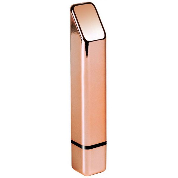 Luvland Be Bamboozled Bamboo 10 Speed Vibrator in rose gold with smooth, ergonomic design suitable for intimate pleasure.