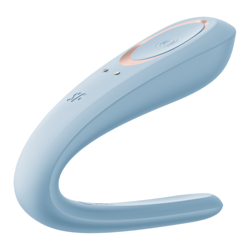 Satisfyer Double Classic sex toy for couples, featuring dual stimulation with smooth, body-safe silicone material.