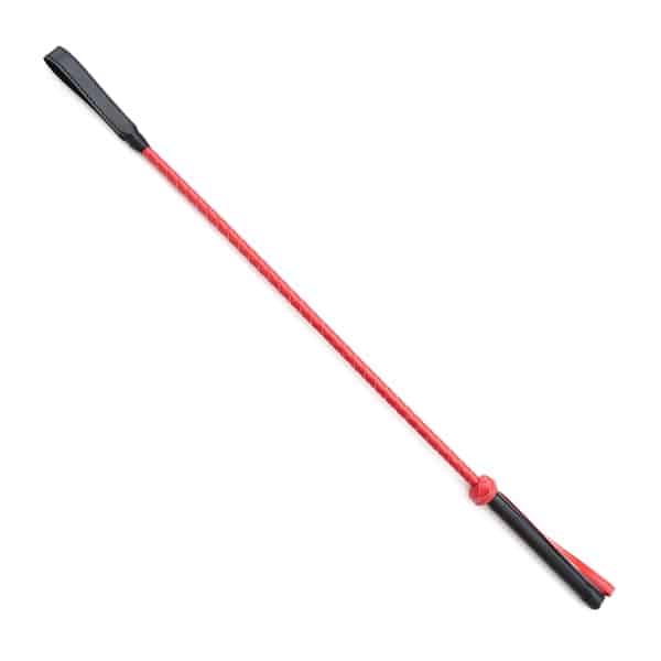 Riding Crop Red And Black 56cm – Luvland