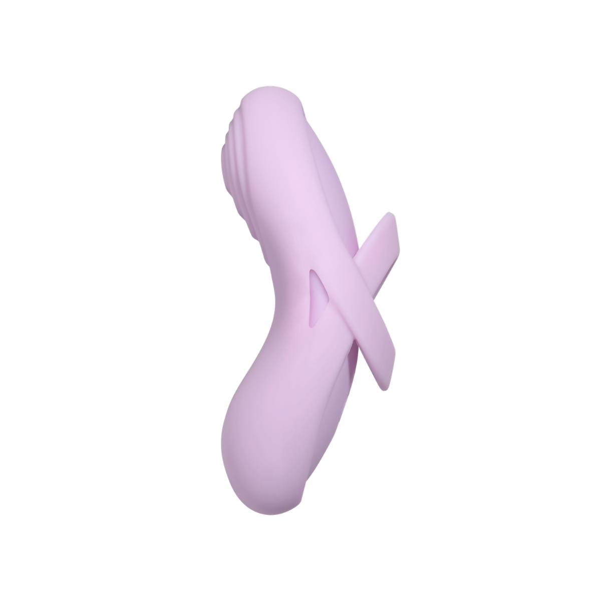 Pink Lilac Svakom Echo 2 vibrator with sleek design and control buttons, showcasing smooth silicone surface and compact size.