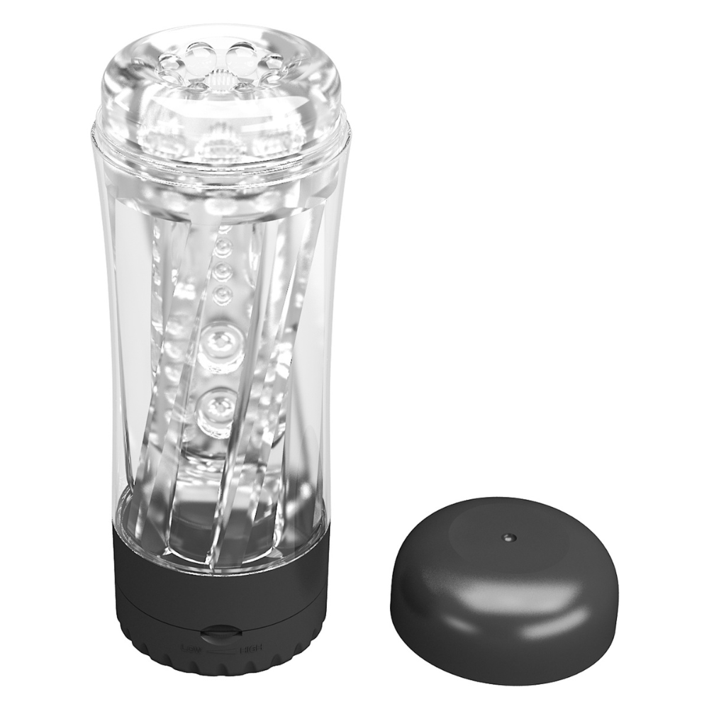 Pretty Love Tamara vagina masturbator in clear silicone, featuring realistic internal textures for pleasure and stimulation.