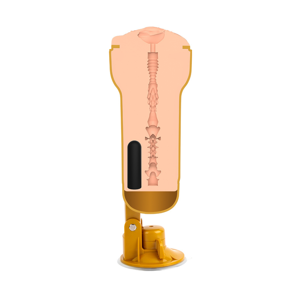 Chisa Mx Signature Tara realistic vagina cup, rechargeable adult toy with detailed design and comfortable grip.