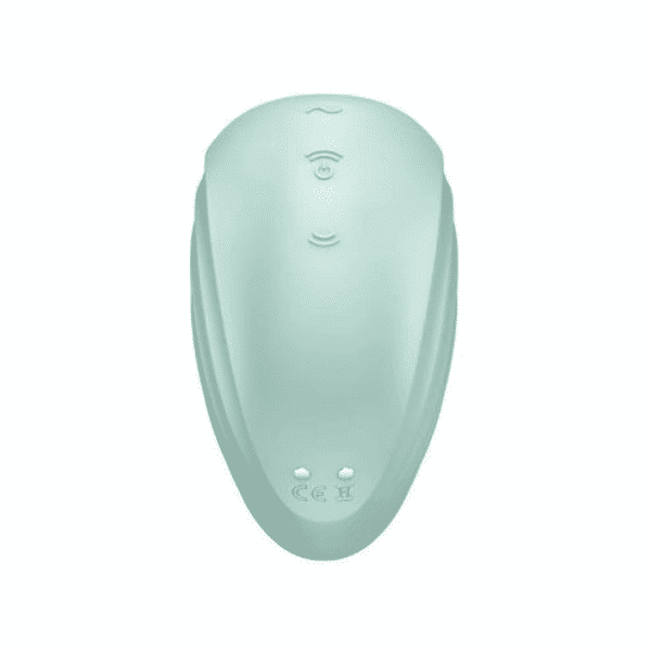 Satisfyer Pearl Diver vibrator with textured design and ergonomic shape designed for pleasurable stimulation.