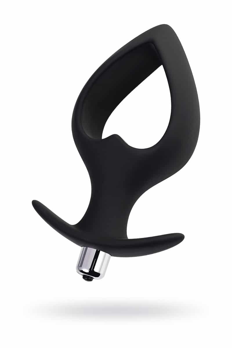 Large black Popo Pleasure Cordis by Toyfa, featuring smooth texture and ergonomic design, shown in close-up view.