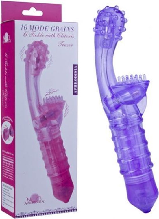 Howells 10 Mode Grains G Tickle Vibe with textured surface and adjustable settings, designed for versatile pleasure and stimulation.