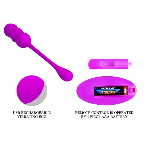 Pretty Love Leshy Wireless Egg rechargeable personal massager with smooth surface and compact design, shown in a close-up image.