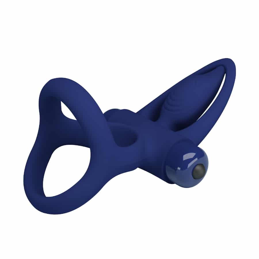 Blue Pretty Love Mat Powerful Ring with intricate design and vibrant color, showcasing its elegant and bold appearance.