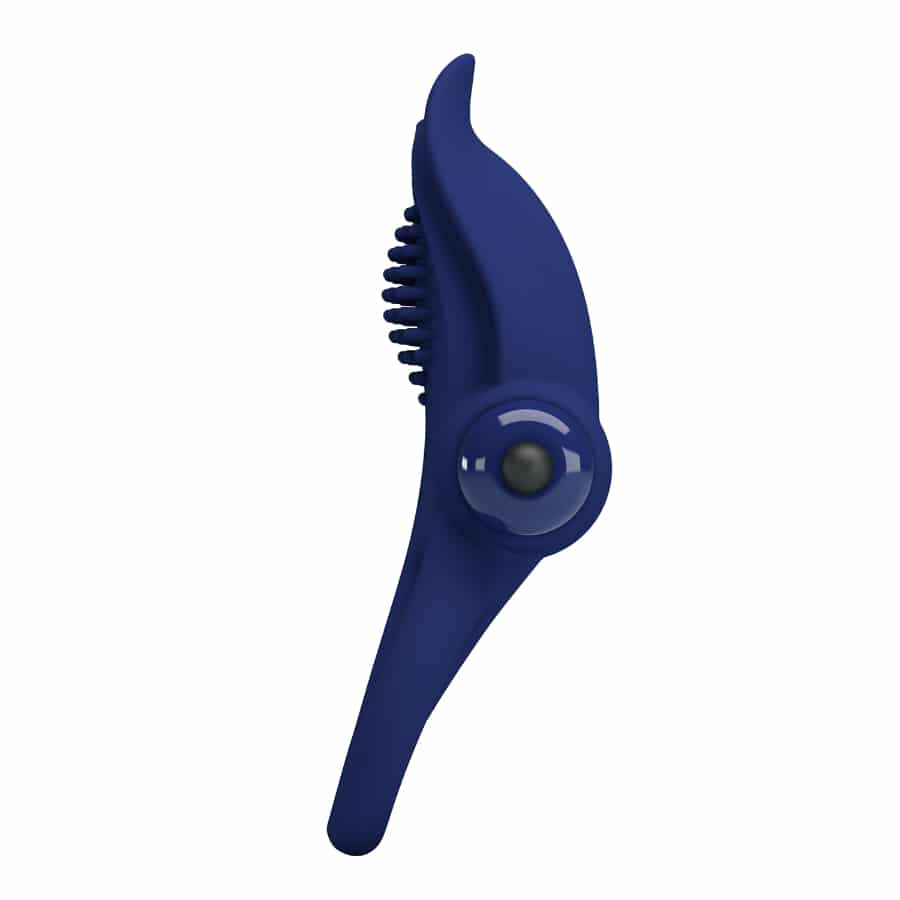 Pretty Love Bronson powerful blue ring showing a sleek, modern design with a smooth finish and vibrant blue color.