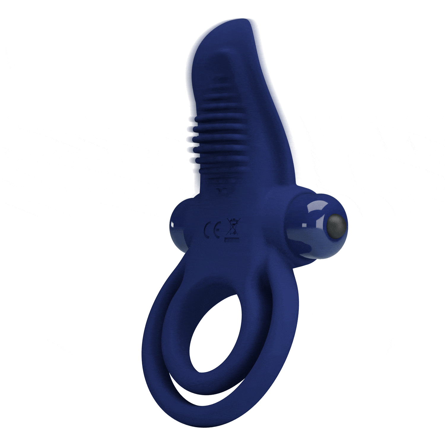 Blue Pretty Love Bronson powerful ring with sleek design and adjustable fit, shown in a close-up image.