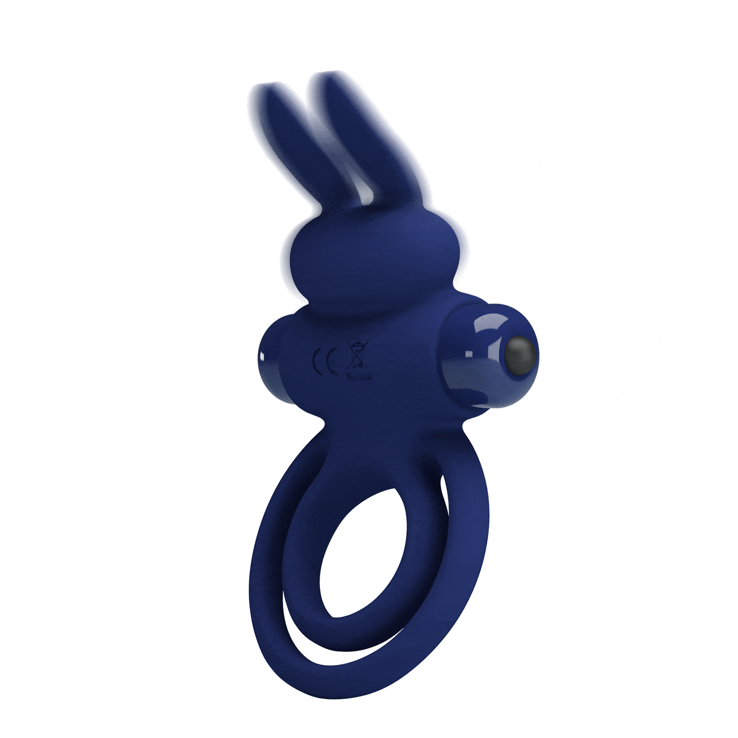 Animated GIF showing the Pretty Love Darey powerful blue ring, featuring a sleek design and vibrant blue gemstone.