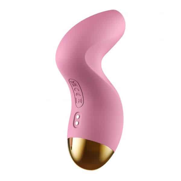 Svakom Pulse Pure personal massager with sleek design and textured surface, designed for intimate self-care and pleasure.