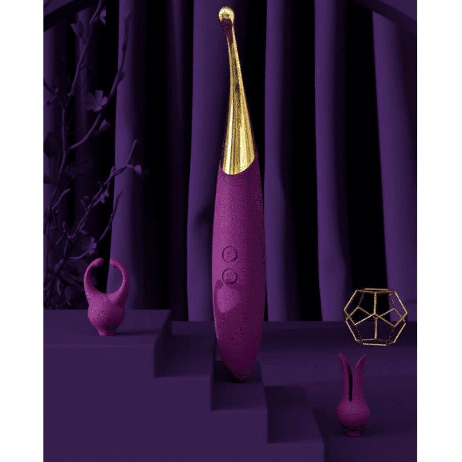 Vakom Beatrice Violet personal massager with sleek purple design and smooth surface, designed for intimate pleasure.